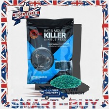 Ratkil Rat Poison (6 X25G) Rat Bait & Mouse Poison Grain
