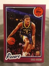 2025-26 Topps Basketball Retro 1980 SP-Pink Foil #80BK-81 Kam Jones!