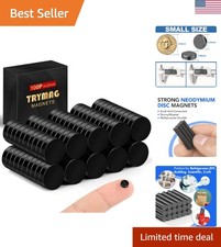 Versatile 100-Piece Neodymium Disc Magnets 6x2MM for Home and DIY Projects