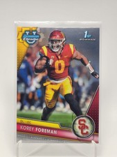 2023 Bowman University Chrome #190 Korey Foreman