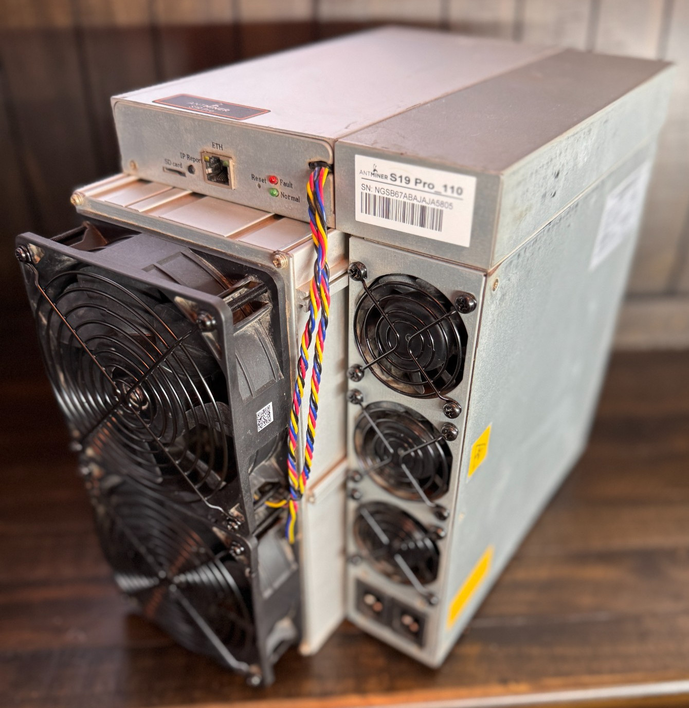 Antminer S19 110TH ASIC Miner – VNish OS – Boost Up To 130TH – Refurbished