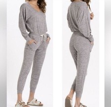 Vuori Grey Long Sleeve Lux Jumpsuit M