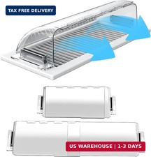 2 Pack Magnetic Air Vent Deflector, 9"-15.5" Adjustable Vent Cover with Optimize