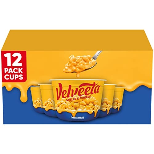 Velveeta Muscheln und Käse, Einzelportion Tassen (2,39 Unzen Tassen, 12 Stück) - Bild 5 von 5