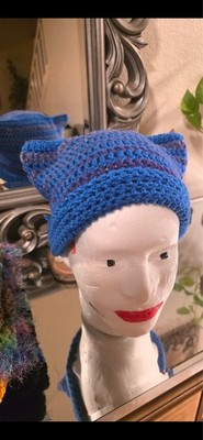  Handmade Crochet Cat Ear Beanie