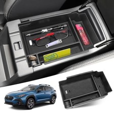 Center Console Organizer for Subaru Crosstrek for 2024 Subaru Black