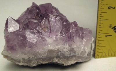 10 Oz. Natural Amethyst Cave Crystal Quartz Specimen Healing from Oregon USA