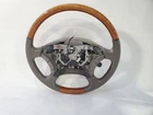 2003 2007 Lexus LX470 OEM Wood And Brown Leather Steering Wheel Minor Wear