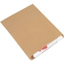 15 x 18" Kraft Flat Merchandise Bags-Pack of 500