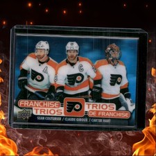 2020-21 Upper Deck Tim Hortons Franchise Trios Sean Couturier/Claude