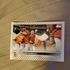 Topps 2022 Series 1 Double Bath Boston Red Sox #229 Baseball Card Vazquez Bogae…