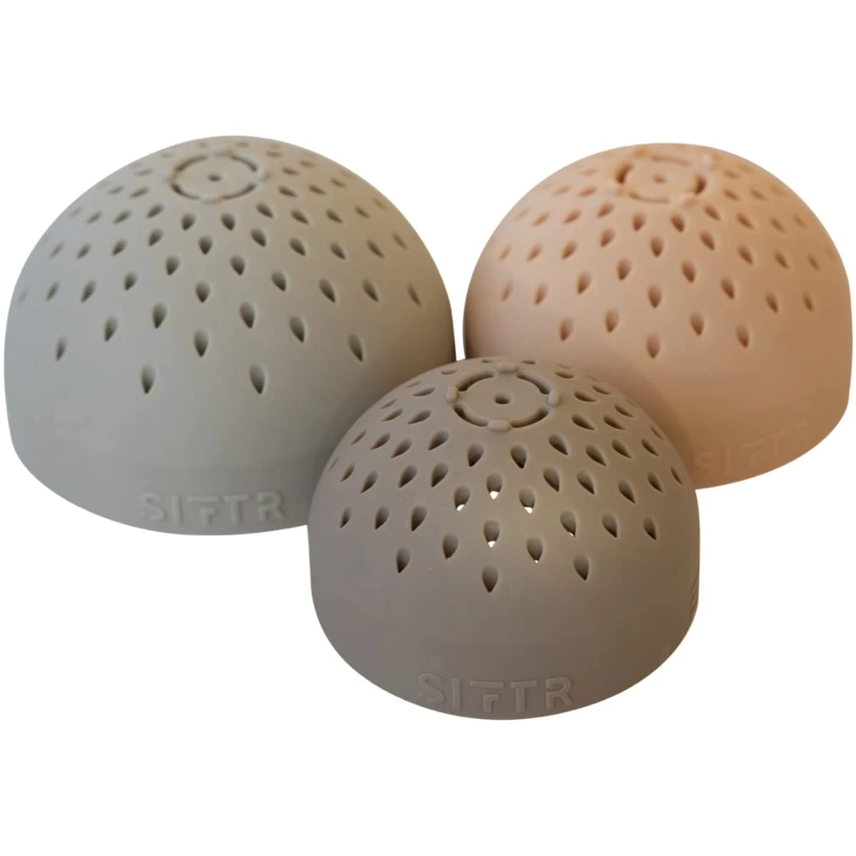 (MUSHROOM) Nesting Can Strainer Mini Colander Set - Space Saving Small Coland...