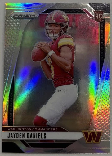 2024 Panini Prizm - Rookies Jayden Daniels #347 Silver Prizm (RC)