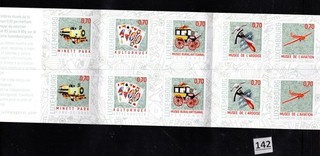 /// LUSSEMBURGO MNH LIBRETTO TRENI LOCOMOTIVE CARTOLINE