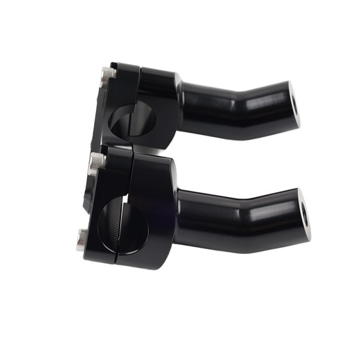 3.5" Handlebar Riser & Top Clamp For Harley Fat Boy Heritage Softail FXST Black - Picture 6 of 12