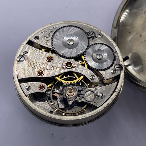 1918 Waltham Vanguard 23 Jewels Railroad Fancy Damaskeened Pocket Watch Runs - Picture 2 of 10