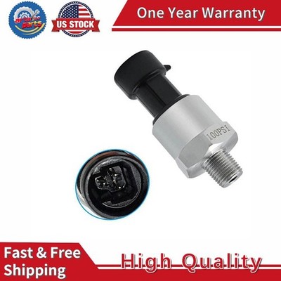 0 - 100Psi Stainless Steel Pressure Sensor 1/8 NPT Oil Fuel MAPE