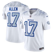 Buffalo Bills Josh Allen #17 Nike White Rivalries Collection NFL Limited Jersey