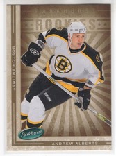 05/06 UD UPPER DECK PARKHURST ANDREW ALBERTS RC SP ROOKIE #605