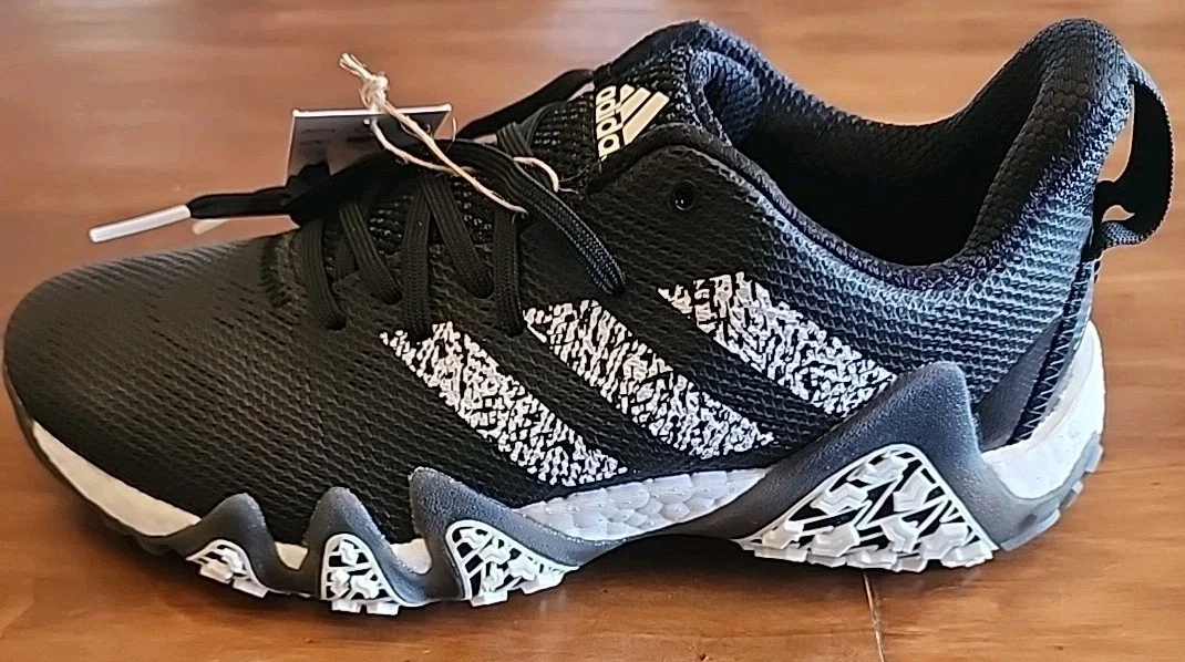 adidas CodeChaos 22 Spikeless Golf Black White Grey for Sale  display picture 1