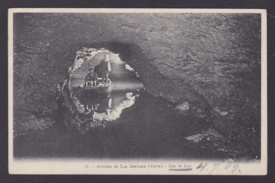 FRANCE, Postcard, La Balme, Caves of La Balme, On the Lake