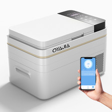 OYAJIA Dual Zone Car Refrigerator Freezer 30L/45L/55L Portable Fridge 12V/24V