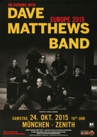 Dave Matthews Band - In Europe , MüNchen 2015 | Konzertplakat | Poster