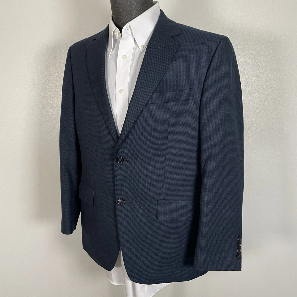 Abrigo deportivo Andrew Fezza para hombre 40S azul negro poliéster multicolor Foto 3 de 4