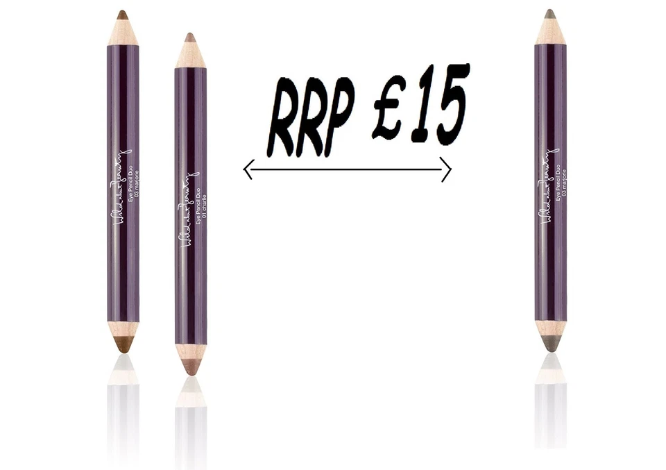 Wild About Beauty Eyeshadow Pencil Duo Long-last Eyeline Color intensity RRP £15 - Image 2 of 3