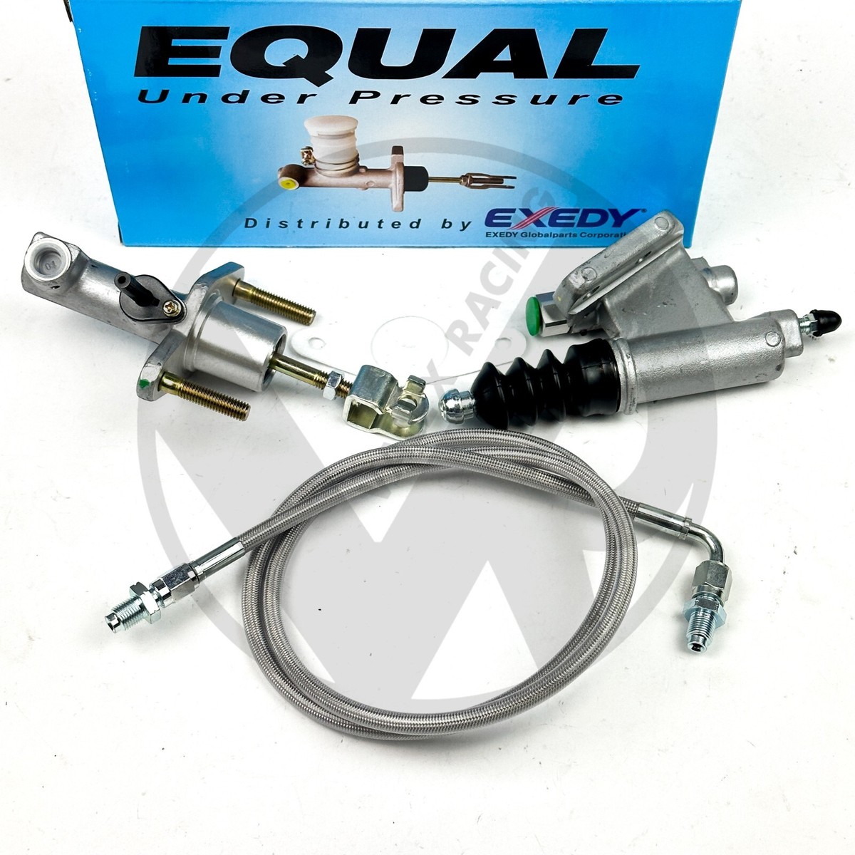 Exedy CMC & Slave Cylinder w Silver Clutch Line Kit For 06-11