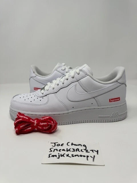 Nike Air Force 1 Low x Supreme Blanc Homme Taille 9,5