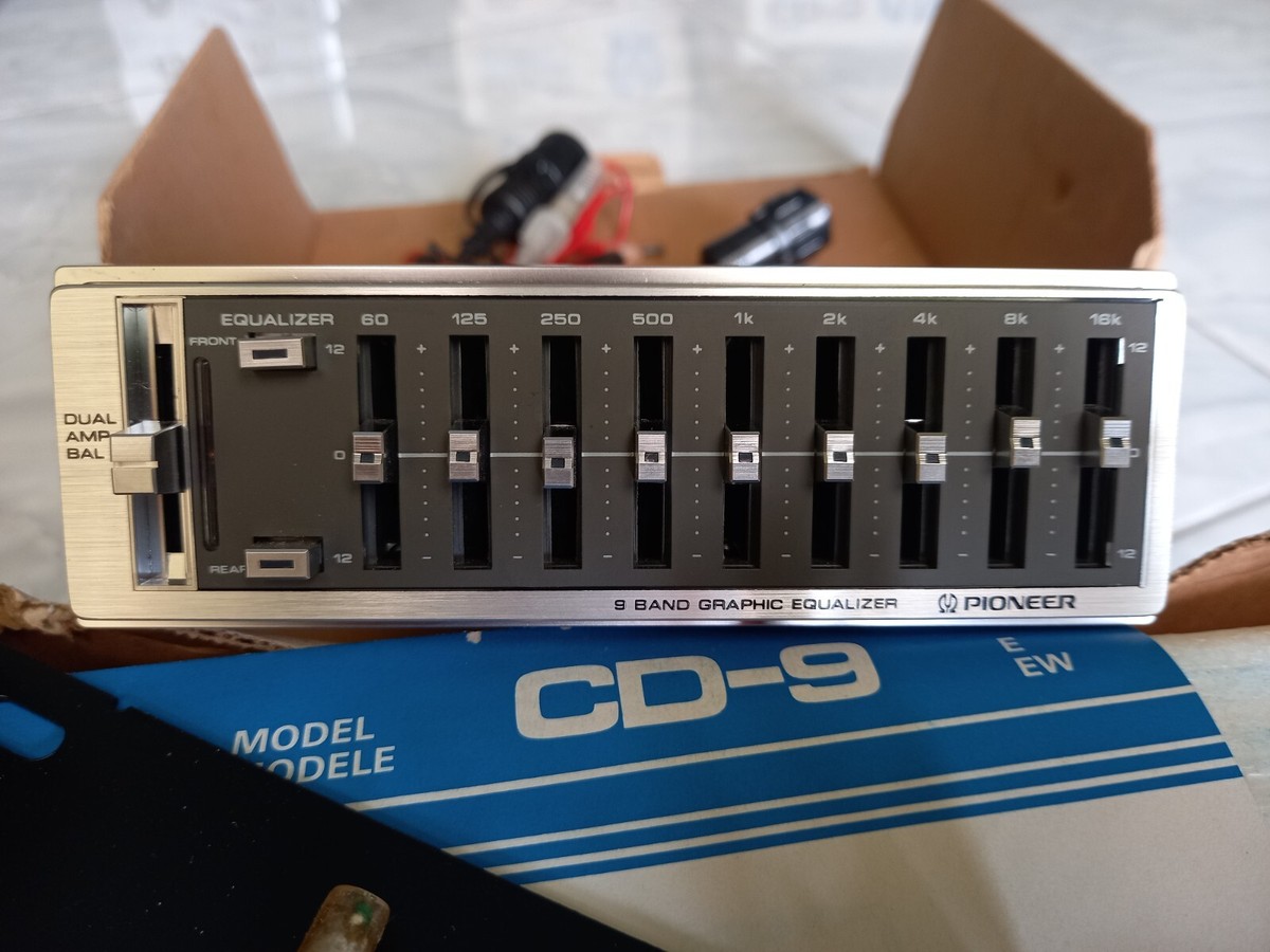Pioneer CD-9 グラフィックイコライザー New Old School Pioneer CD-9 Equalizer | eBay