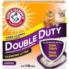 Arm  Hammer Double Duty Clumping Cat Litter, 14lb