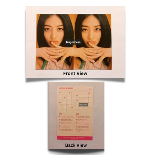 Twice Jihyo crosscode postcard Between 1&2 era- 2 pcs *BRAND NEW, FAST DELIVERY*