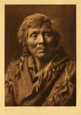 A4 print Native American Indian Spokan man