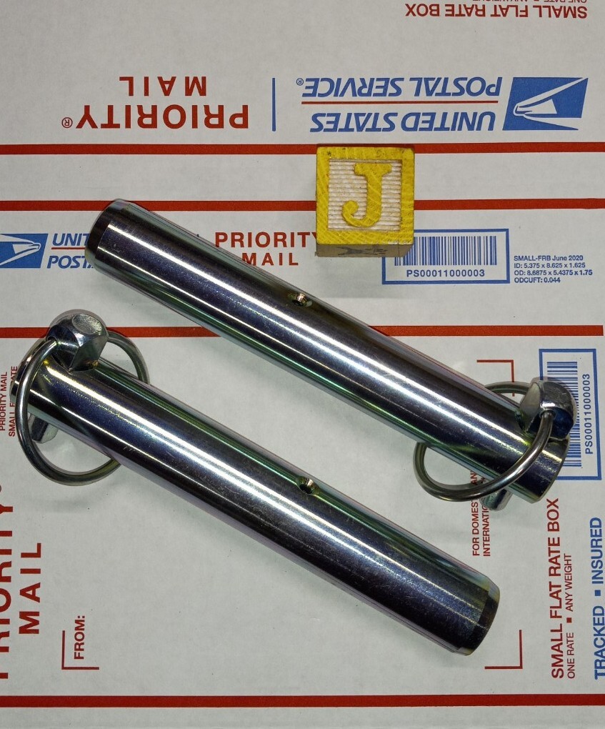 MINI EXCAVATOR BUCKET PINS 25MM X 160MM* NEW KUBOTA TAKEOFFS* GREASED