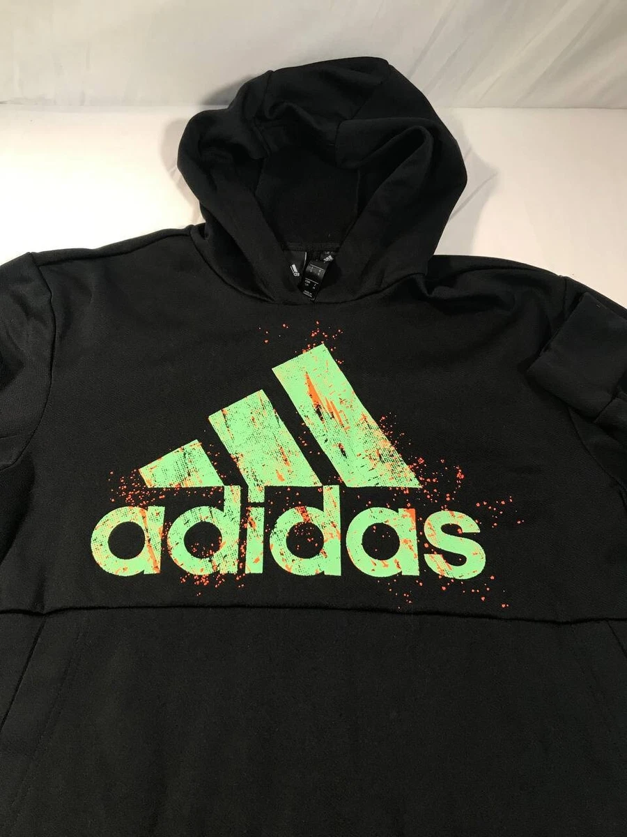 Black and green adidas sweatshirt clearance