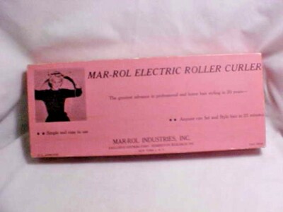 Vintage 1940's Mar-Rol Electric Roller Curler 3 sizes Remington Complete