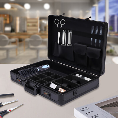 Professional Black Barber Suitcase with Digital Lock & Ample