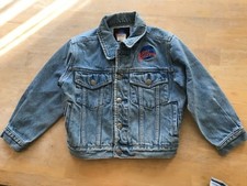 Vintage PLANET HOLLYWOOD SAN FRANCISCO Youth SMALL Denim Jean Jacket 1991 EUC