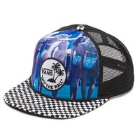 Vans Off The Wall Hank Foto Bikinis Checker Trucker Snapback Hat Mens Vans Off The Wall Hank Foto Bikinis Checker Trucker Snapback Hat Mens