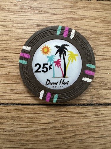 Desert Heat Poker Chips Set 680 Chips For .25/.50 & .50/$1 Case Included - Picture 3 of 9