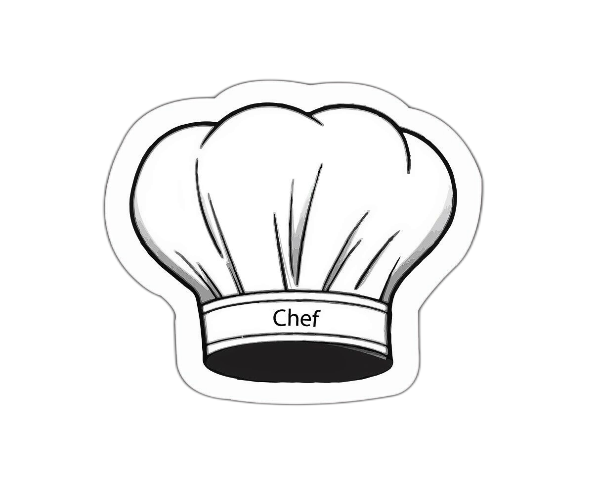 Chef Hat Sticker Decal