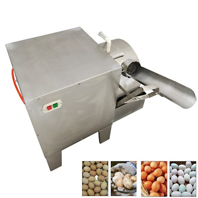 #ad Automatic Egg Surface Washing Cleaning Machine Egg Washer Single Row 2000 PCS H $1270.88