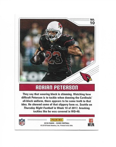 2018 Score Football Insert Singles Complete Your Set U-Pick Free Shipping - Picture 27 of 173