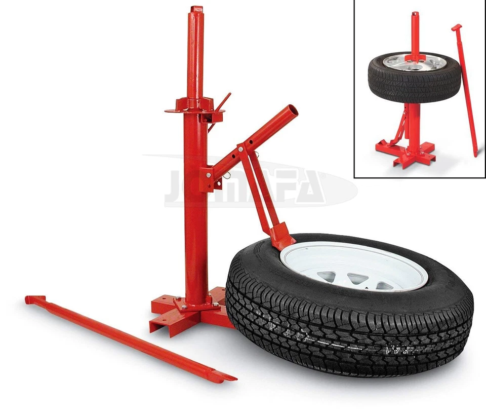 Desmontadora de rueda manual 13" a 21" montaje y desmontaje + Pasta montaje 4 KG - Imagen 2 de 4