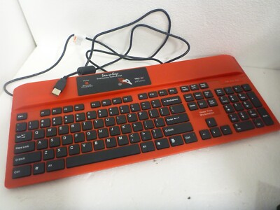 Ksi 1700SX RFID Reader USB Keyboard Black KSI-1700R-SX-HB-16 *** RED ***