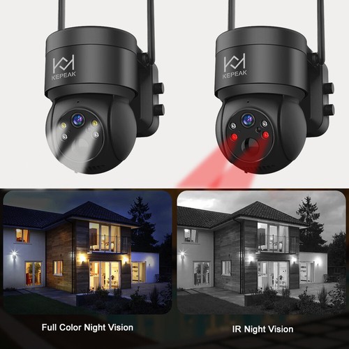 Camara De Seguridad Solar Inalambricas Para Exterior Con Vision Nocturna y Audio - Picture 9 of 13