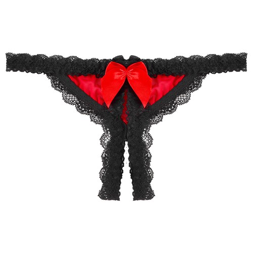 Herren Sissy Höschen Unterwäsche Transparente Spitzen Slips mit Strumpfband Sexy - Bild 157 von 187