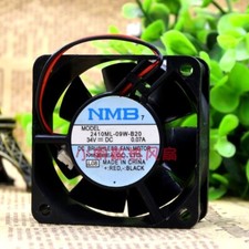1 pcs NMB 34V 0.07A 2410ML-09W-B20 6cm 6025 2-wire cooling fan